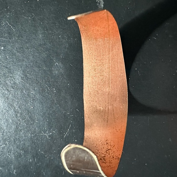 Vintage Painted Copper Bracelet - Picture 6 of 8